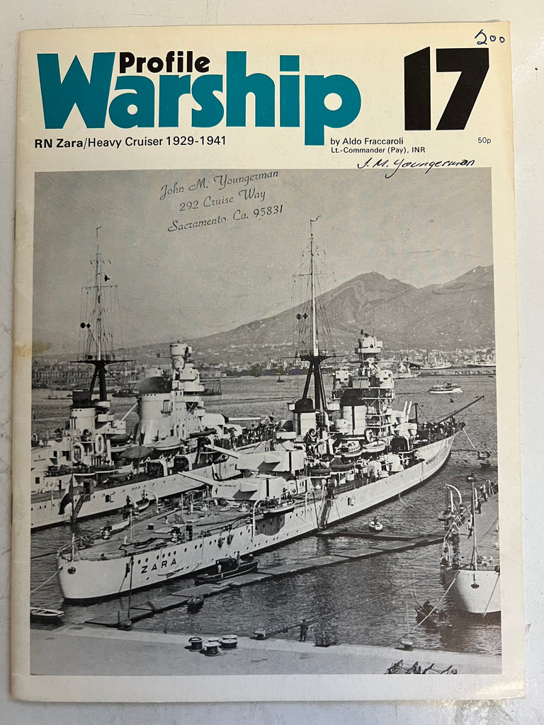 Warship Profile 17: RN Zara by Aldo Fraccaroli