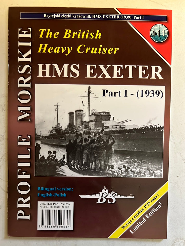 Profile Morskie No. 111 HMS Exeter Part 1 1939