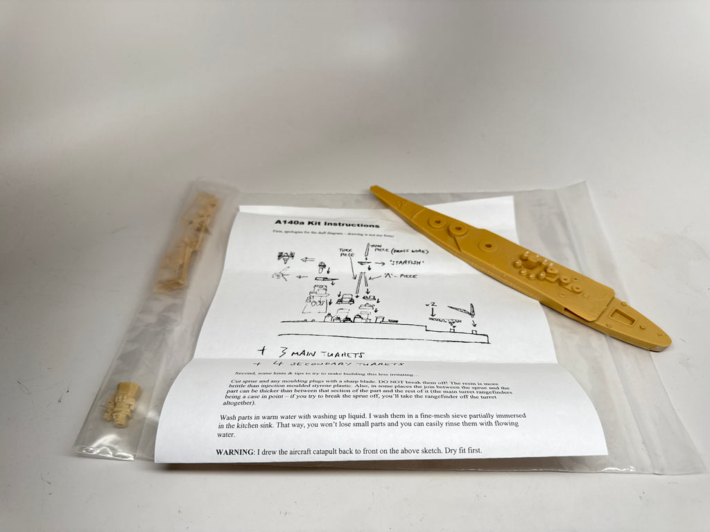 A140a Japanese Battleship Project kit (used)