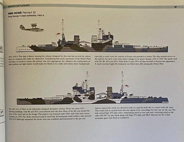 British and Commonwealth Warship Camouflage of WWII: Volume 2 Battleships and Aircraft Carriers by Malcolm Wright
