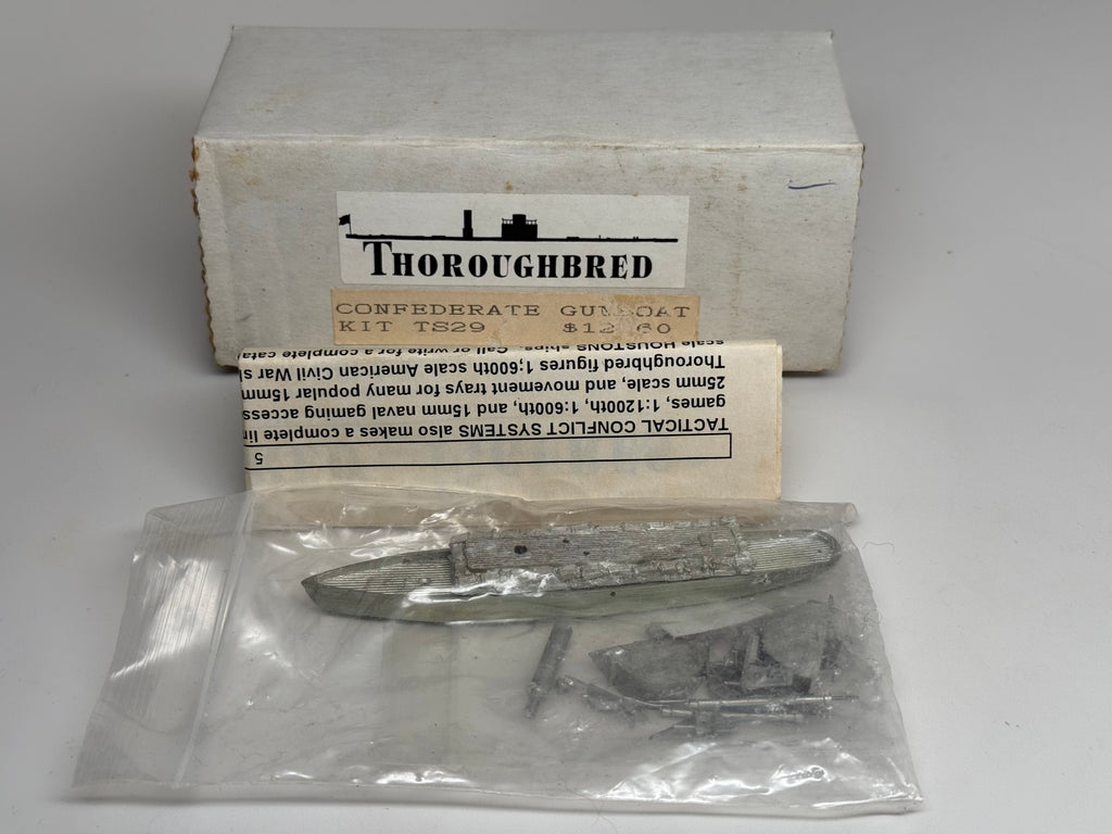 TS 29 Confederate Gunboat Kit 1/600 (used)