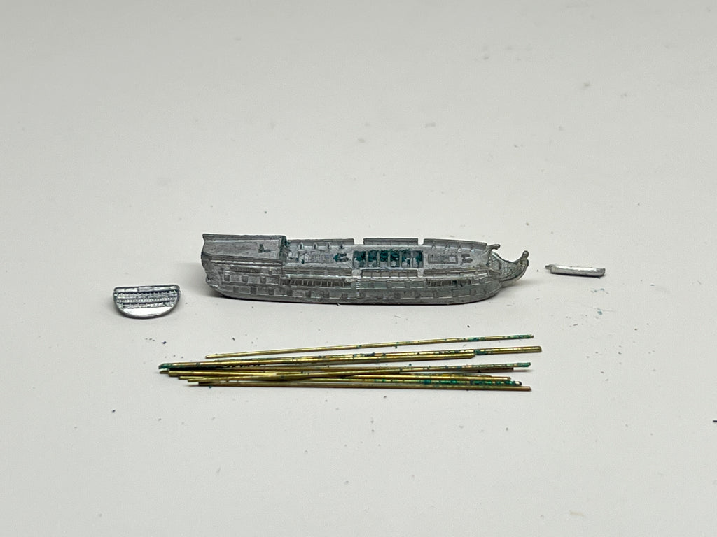 GHQ 131 L'Achille French 74 Gun Ship of the Line Kit (used)