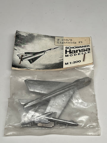 F 210B English Electric Lightning F-1 Fighter 1/200 scale (used)