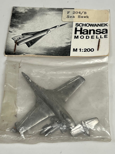Hansa 1/200 and 1/500 Scale Metal Aircraft