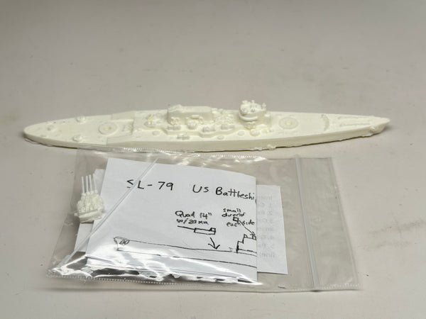 SL 79 US Battleship Scheme IXB USS Vermont kit (used)