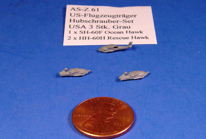 ASZ 61 US Carrier Helicopter Set