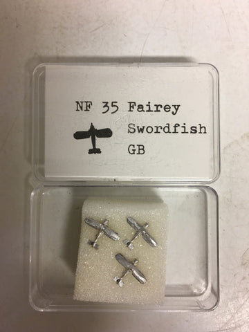 NF 35 Swordfish x3 unpainted