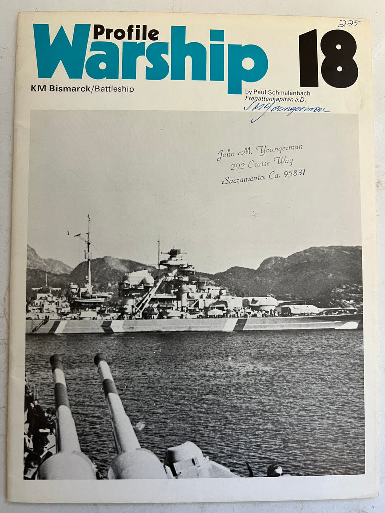 Warship Profile 18:  KM Bismarck by Paul Schmalenbach