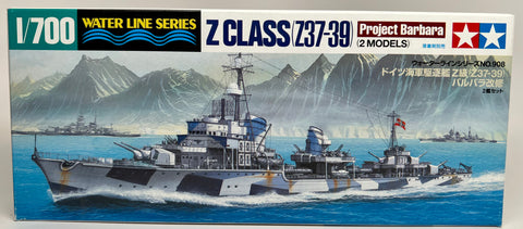 Tamiya Z Class German Destroyers Z37-Z-39 1:700 Scale Plastic Kit