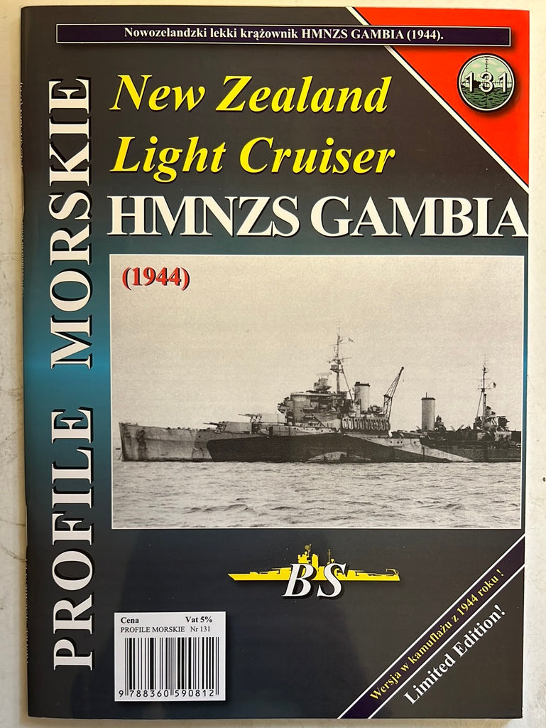 Profile Morskie No. 131 HMNZS Gambia 1944