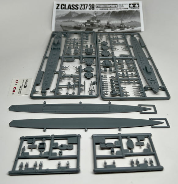 Tamiya Z Class German Destroyers Z37-Z-39 1:700 Scale Plastic Kit