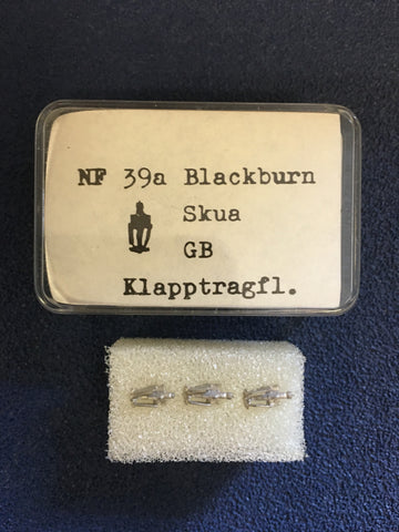 NF 39A Blackburn Skua folded wings x3 unpainted