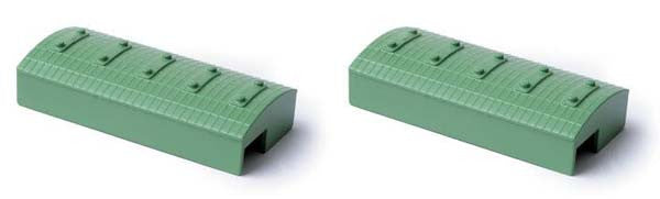 M 839A Green Customs Shed (set of 2)